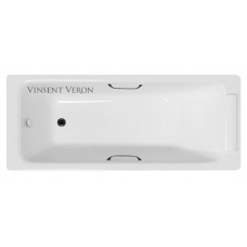 Чугунная ванна Vinsent Veron Italon 170x70 с ножками и ручками