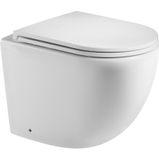 Унитаз приставной WW MERZBACH 002GL-WT безободковый