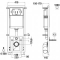 Система инсталляции для унитазов WeltWasser Marberg 410 RD 10000004179 с кнопкой смыва