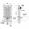 Комплект Система инсталляции WeltWasser Marberg 507 SE 10000004182 + унитаз WeltWasser WW Merzbach 004 GL-WT безободковый