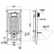 Система инсталляции для унитазов WeltWasser Marberg 507 SE 10000004182 с кнопкой смыва