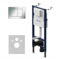 Система инсталляции для унитазов Am.Pm PrimeFit I012709.0251 с кнопкой смыва L хром