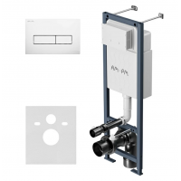 Система инсталляции для унитазов Am.Pm ErgoFit I012711.0301 c клавишей ErgoFit M белая глянцевая