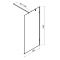 Душевая перегородка Am.Pm X-Joy W94UWI-100-F1-BTE