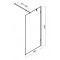 Душевая перегородка Am.Pm X-Joy W94UWI-120-F1-MTE