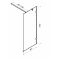 Душевая перегородка Am.Pm X-Joy W94UWI-80-F1-MTE