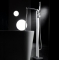 Смеситель Black&White Universe U7642 напольный, для ванны с душем