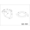 Поддон для душа Black&White Stellar Wind QC-10H
