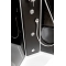 Душевая кабина Deto L810 black с гидромассажем и электрикой