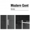 Душевая дверь в нишу Gemy Modern Gent S25191A 140 см