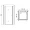Душевой уголок Gemy New Rockcoco S03151C 80x80 см