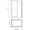Душевой уголок Gemy Sunny Bay S28191BM-A80M