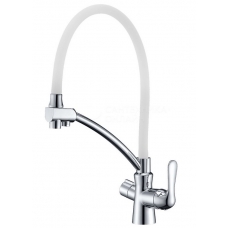 Смеситель Lemark Comfort LM3070C-White для кухонной мойки