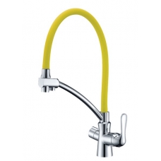 Смеситель Lemark Comfort LM3070C-Yellow для кухонной мойки