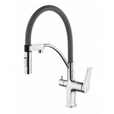 Смеситель Lemark Comfort LM3074C-Gray для кухонной мойки