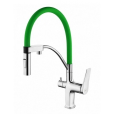 Смеситель Lemark Comfort LM3074C-Green для кухонной мойки
