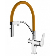 Смеситель Lemark Comfort LM3074C-Orange для кухонной мойки