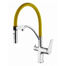 Смеситель Lemark Comfort LM3074C-Yellow для кухонной мойки