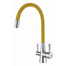 Смеситель Lemark Comfort LM3075C-Yellow для кухонной мойки