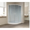 Душевой уголок Vegas Glass ZS-F 120*110 01 02 профиль белый, стекло шиншилла