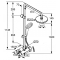 Душевая стойка Kludi Zenta dual shower system 6609505-00