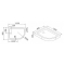 Поддон для душа Cezares Tray R550 120х100 см акриловый L