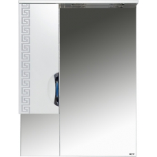 Зеркало-шкаф Misty Престиж 70 L серебряная патина
