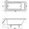 Акриловая ванна Ravak Domino Plus 170