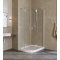 Душевой уголок Vegas Glass AFS-F Lux 80*90 01 01 R профиль белый, стекло прозрачное