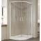 Душевой уголок Vegas Glass ZS-F 110*80 01 01 профиль белый, стекло прозрачное