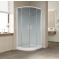 Душевой уголок Vegas Glass ZS-F 100*80 01 02 профиль белый, стекло шиншилла