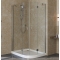 Душевой уголок Vegas Glass AFS-F Lux 100*90 08 01 L профиль глянцевый хром, стекло прозрачное