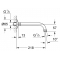 Кронштейн для верхнего душа Grohe Relexa 27406000