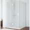 Душевой уголок Vegas Glass AFA-F 110*100 01 01 L профиль белый, стекло прозрачное