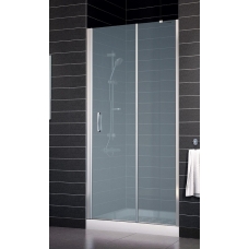 Душевая дверь в нишу Vegas Glass EP-F-1 0105 08 10 L профиль глянцевый хром, стекло сатин