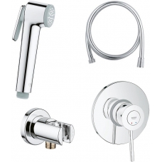 Гигиенический душ Grohe BauClassic 124901 со смесителем