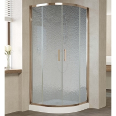 Душевой уголок Vegas Glass ZS 0090 05 02 профиль бронза, стекло шиншилла