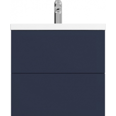 Тумба с раковиной Am.Pm Gem 60 глубокий синий, с 2 ящиками