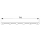 Решетка TECE TECEdrainline Steel II 6 008 82 80 см глянцевая