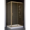 Душевой уголок Vegas Glass ZP+ZPV 100*80 05 05 профиль бронза, стекло бронза