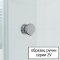 Шторка на ванну Vegas Glass ZV 0160 07 10 профиль матовый хром, стекло сатин