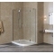 Душевой уголок Vegas Glass AFS-F Lux 110*100 07 01 L профиль матовый хром, стекло прозрачное