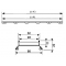 Решетка TECE TECEdrainline Plate II 6 012 72 120 см под плитку