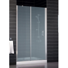 Душевая дверь в нишу Vegas Glass EP-F-1 0145 08 10 R профиль глянцевый хром, стекло сатин