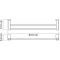 Полотенцедержатель Wasserkraft Leine K-5040White двойной