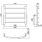 Полотенцесушитель водяной Стилье Универсал-50 50x50