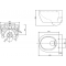 Унитаз подвесной SSWW NC2038V ультратонкое сиденье