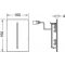 Кнопка смыва TECE filo urinal 9242051 7,2 V белая