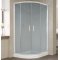 Душевой уголок Vegas Glass ZS-F 110*90 01 10 профиль белый, стекло сатин