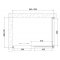 Душевой уголок Vegas Glass ZP+ZPV 100*70 05 05 профиль бронза, стекло бронза